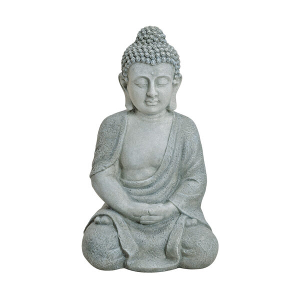 Sillón buda gris poly sitt.47cm