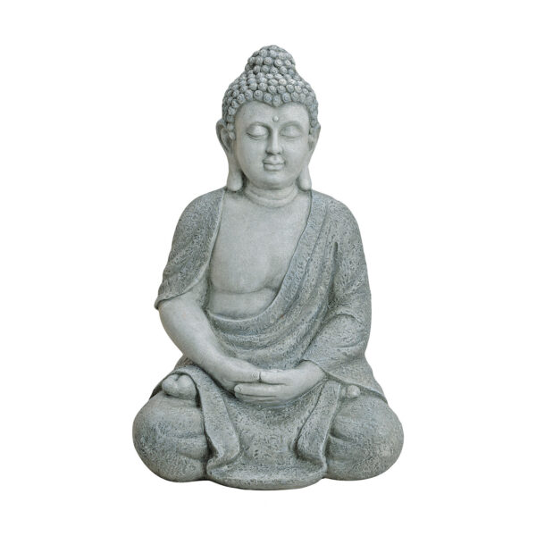 Sillón buda gris poly sitt.62cm
