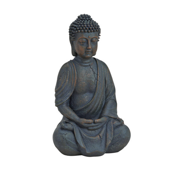 Buda sentado de poliresina 25cm