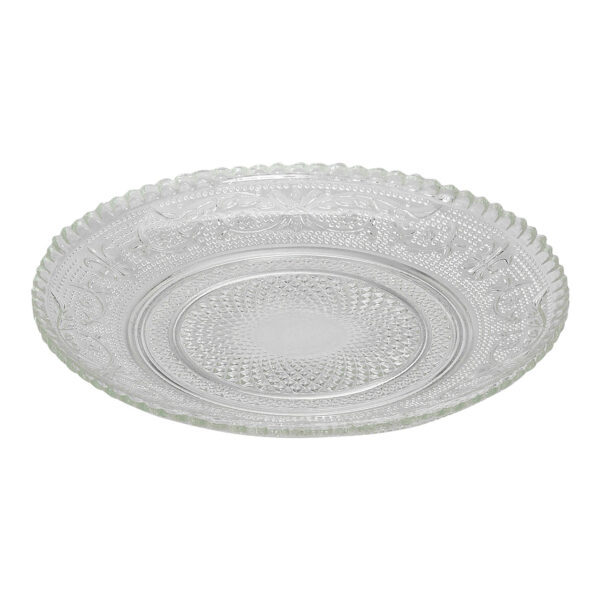 Plato de cristal barroco 15 cm
