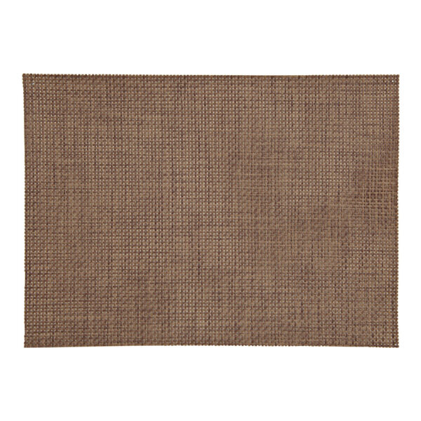Mantel individual sintético marrón claro 45x33cm