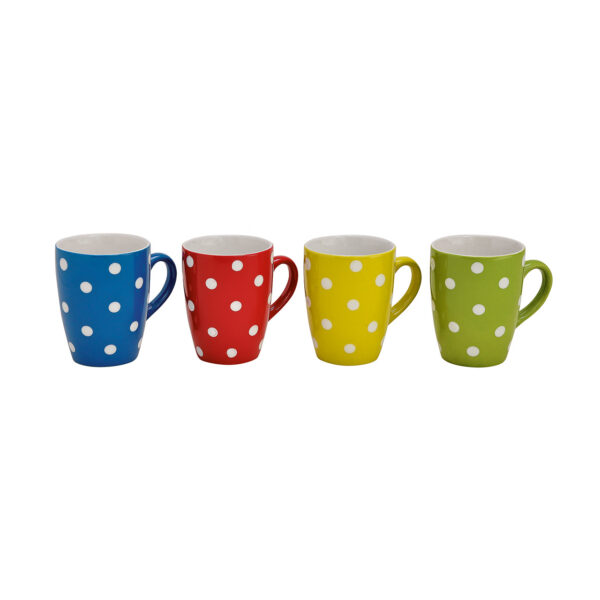 Taza c.puntos ceramica surtidos 11cm