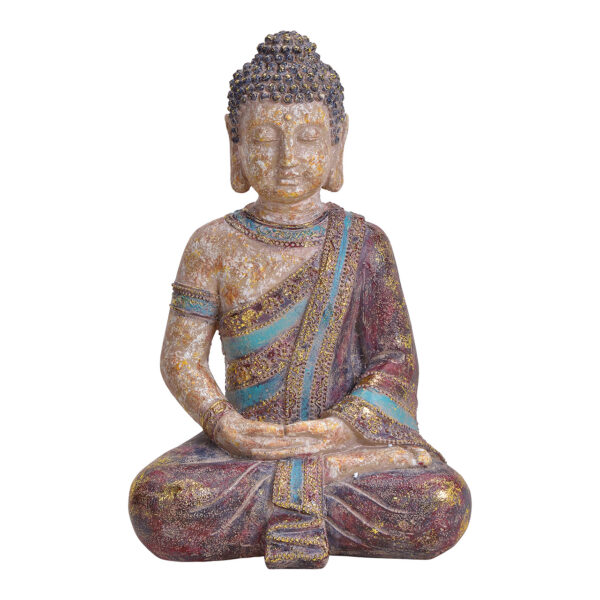 Buda, poli, colorido, 25x38x19cm
