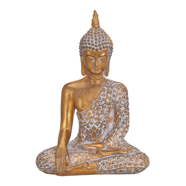 Buda poli dorado 17x24x11cm