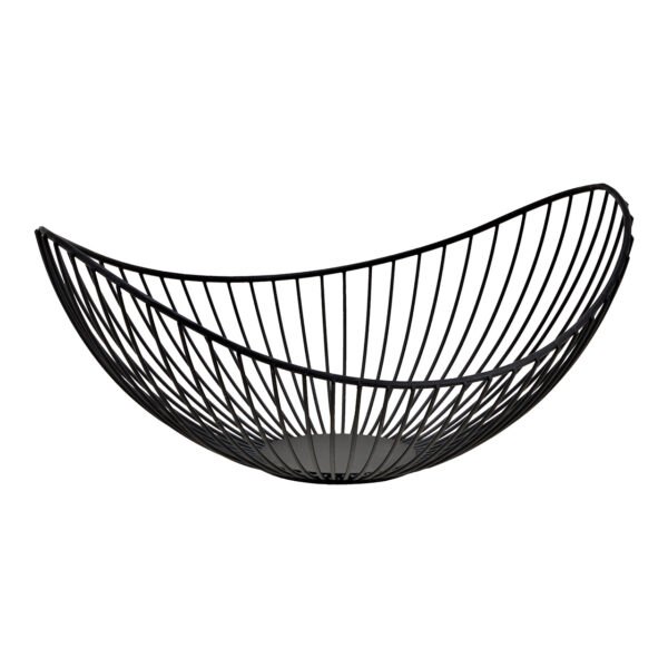 Cesta metal negra (An./Al./Pr.) 30x13x25cm