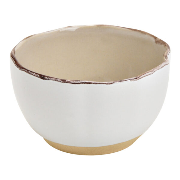 Cuenco de gres crema (ancho/alto/profundidad) 10x6x10cm 250ml