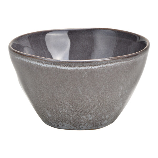 Cuenco de gres gris (ancho/alto/profundidad) 14x8x14cm 600ml