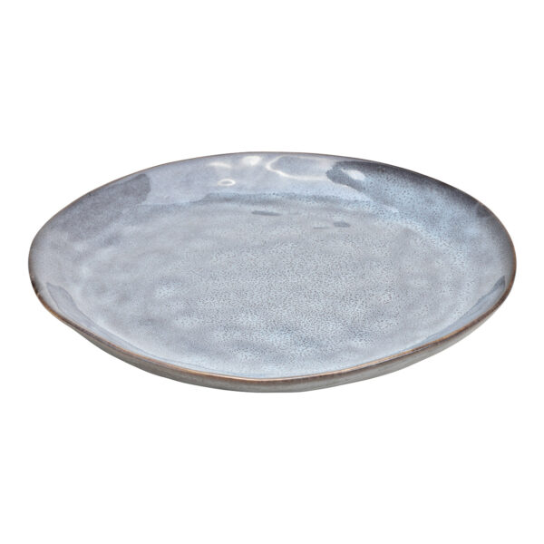 Plato de gres gris (An./Al./Pr.) 26x2x26cm