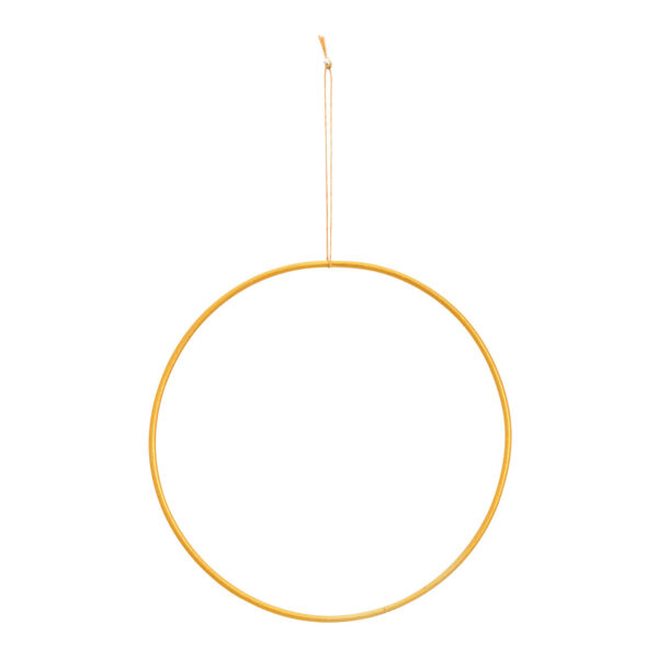 Para colgar aro de metal dorado Ø15cm