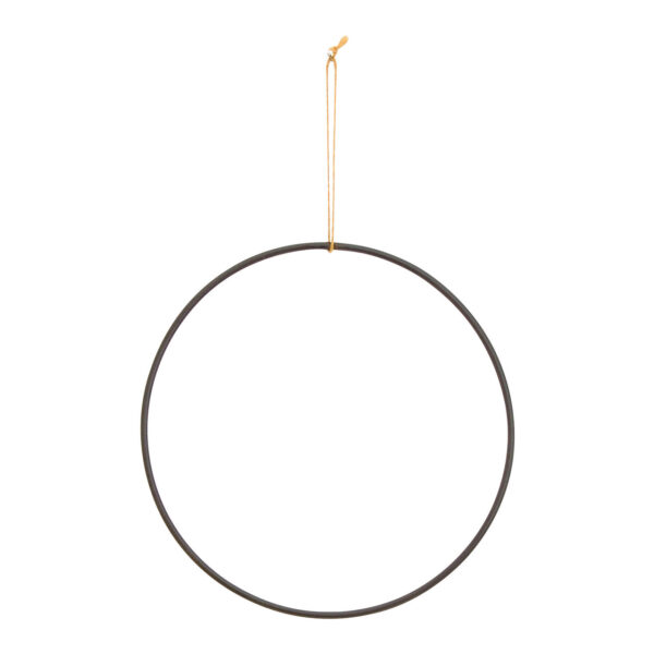 Para colgar aro de metal negro Ø15cm