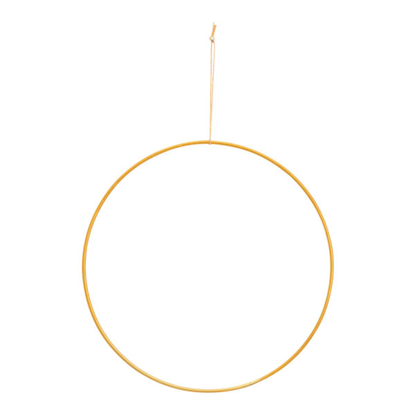 Para colgar aro de metal dorado Ø20cm