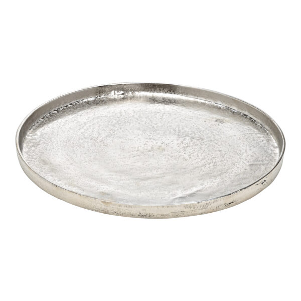 Placa de metal plata (An/Al/Pr) 35x1,8x35cm