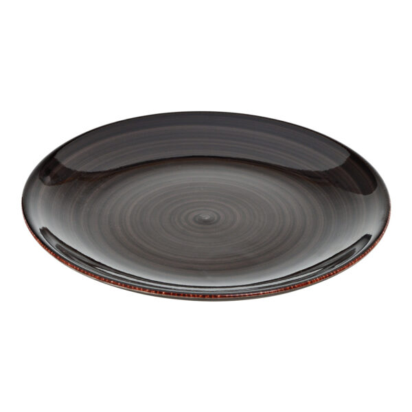 Plato de gres negro (ancho/alto/profundidad) 19 x 2 x 19 cm