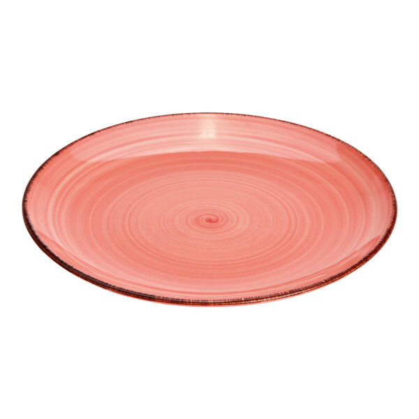 Plato de gres rosa (An./Al./Pr.) 19x2x19cm