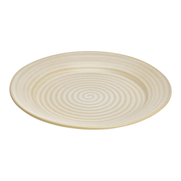 Plato de gres crema (An./Al./Pr.) 20x2x20cm
