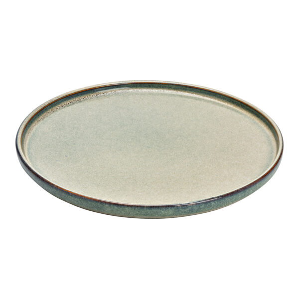 Plato de gres gris (An./Al./Pr.) 26x2x26cm