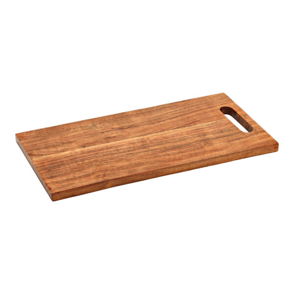 Tabla de servir de madera de acacia natural (An./Al./Pr.) 20x2x40cm