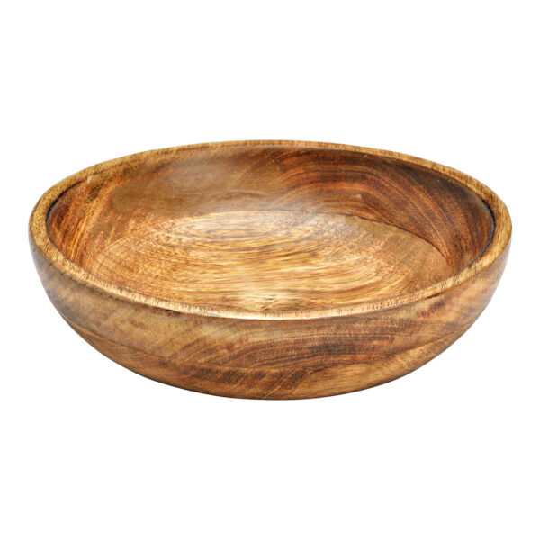 Cuenco de madera de mango natural (An./Al./Pr.) 20x5x20cm