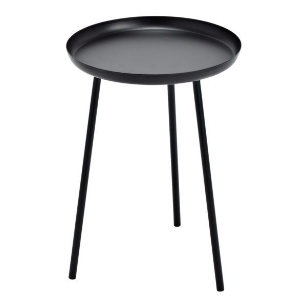 Mesa de metal negra (An./Al./Pr.) 28x39x28cm