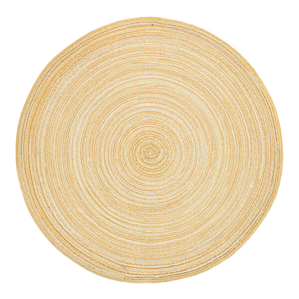 Mantel individual de plástico Crema Ø38cm