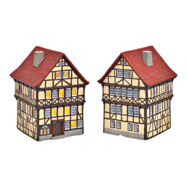 Faro Fritzlar de porcelana de colores (an./al./pr.) 12 x 18 x 12 cm