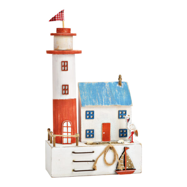 Stand Maritime de madera (An./Al./Pr.) 17x30x8cm
