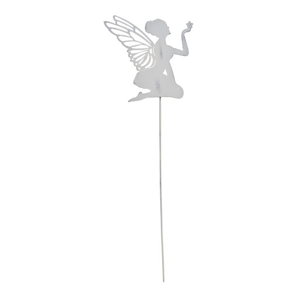 Enchufe hada metal blanco (An./Al.) 14x58cm