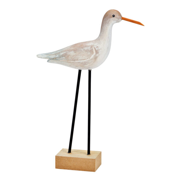 Soporte para pájaros de madera natural (An./Al./Pr.) 15x24x4cm