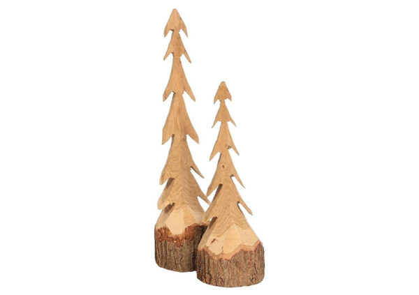 Árbol de madera natural (An./Al./Pr.) 21x70x21cm