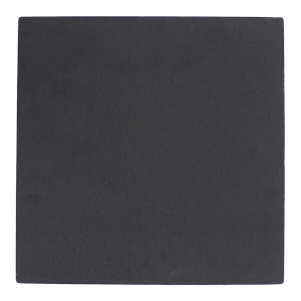 Plato de pizarra para servir negro (ancho/profundidad) 20x20cm