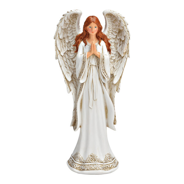 Ángel de poli blanco (An./Al./Pr.) 11x23x7cm