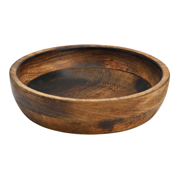 Cuenco de madera de mango marrón (An./Al./Pr.) 20x5x50cm