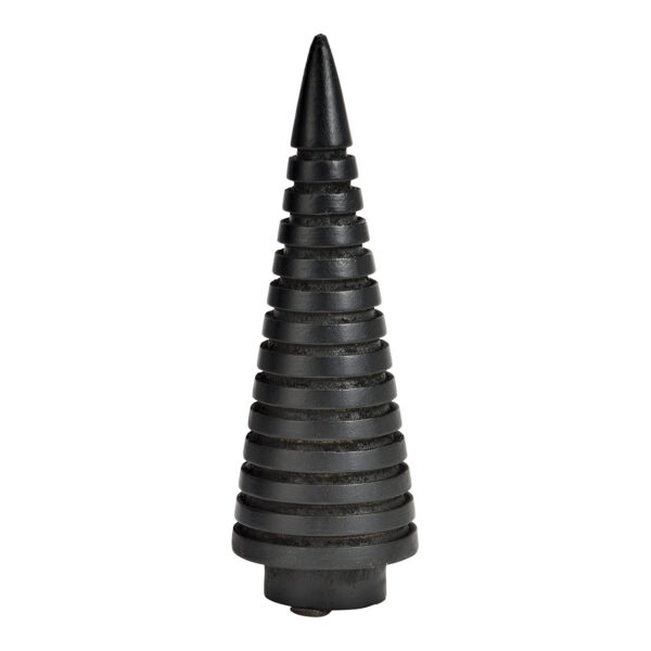 Árbol de abeto de madera de mango negro (An./Al./Pr.) 6x18x6cm