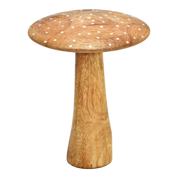 Seta de madera de mango natural (An./Al./Pr.) 12x16x12cm