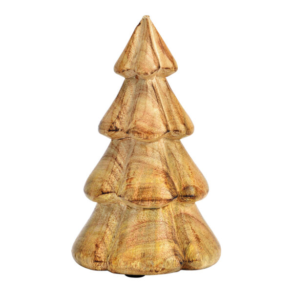 Soporte de abeto de madera de mango natural (An./Al./Pr.) 9x16x9cm