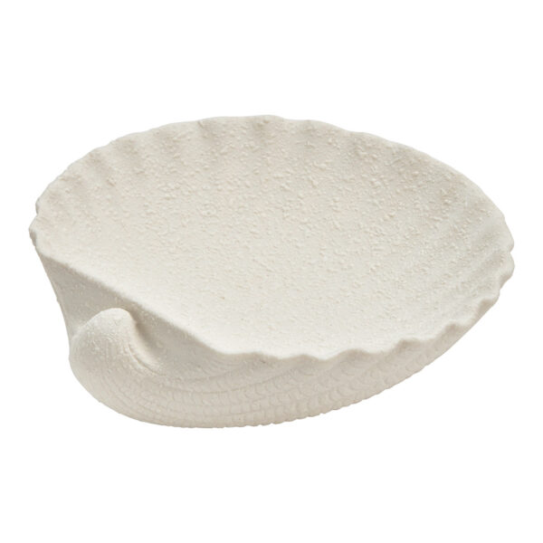 Concha de porcelana blanca (An./Al./Pr.) 14x14x4cm