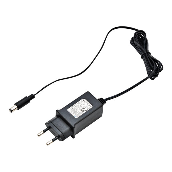 Adaptador para escena invernal, arco de plástico negro, 100-240VAC 50/60Hz, 4.5VDC 300mA, cable de alimentación 1.8m