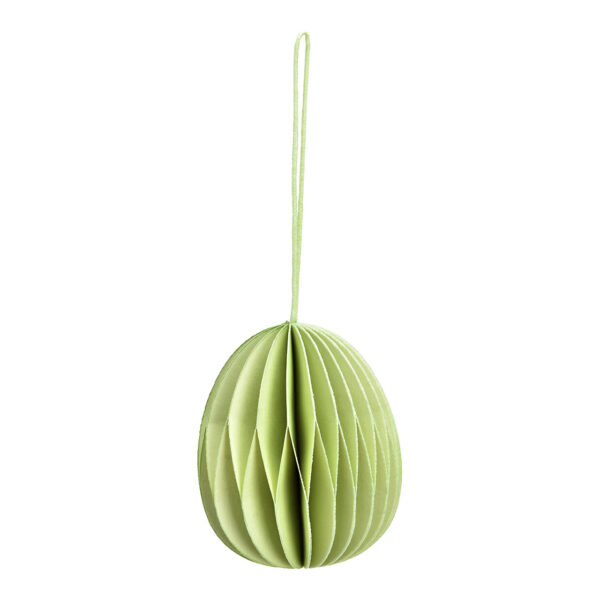 Para colgar nido de abeja para huevos de Pascua de papel/cartón verde (An./Al./Pr.) 6x6x6cm