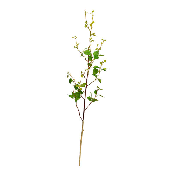 Rama de abedul artificial de 118 cm de plástico verde (alto) 118 cm