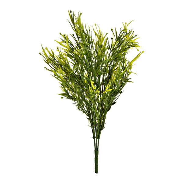 Arbusto de estragón artificial de plástico, verde (alto) 35 cm