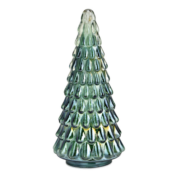 Tannenbaum mit 15er LED aus Glass, Verde (B/H/T) 12x25x12cm