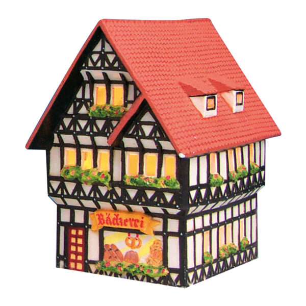 Faro de porcelana, 16x11x17cm