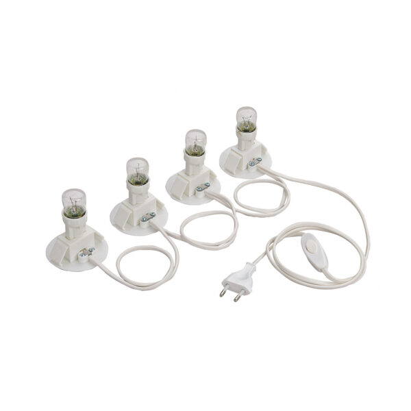Luces para 4 casas