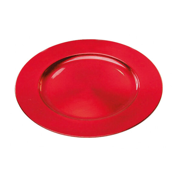 Plato llano decorativo sintético de 33 cm