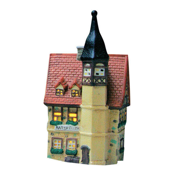 Faro de porcelana, 10x10x2,1cm